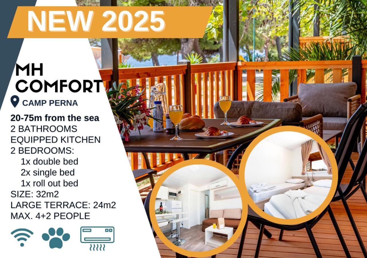 Mobile Homes Camp Perna - Adriatic Kampovi 奥瑞比克 外观 照片